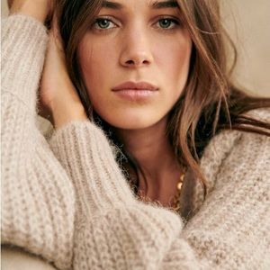 Sezane Basile Cardigan in beige Clair